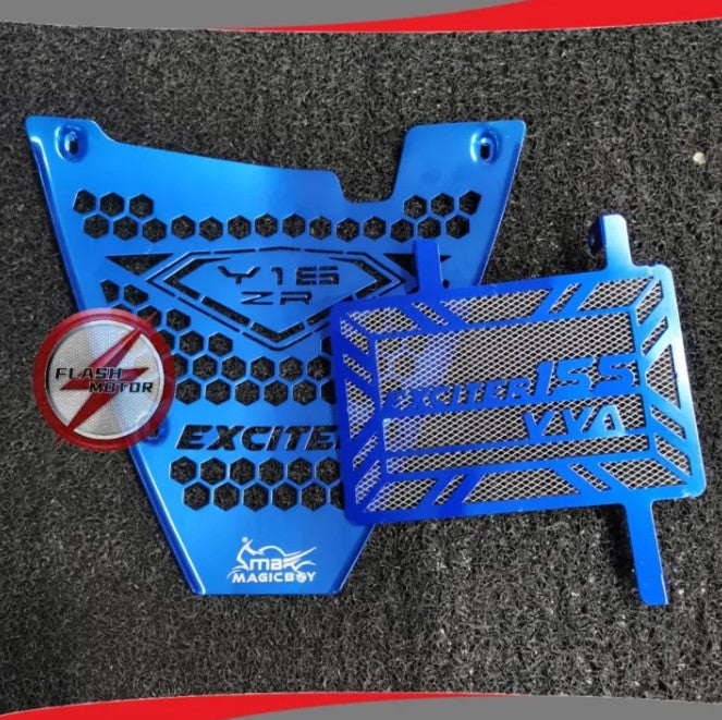 Flashmotor Y16ZR Y16 Magic Boy Alloy Engine Cover & Alloy Coolant Cover Radiator Cover Protector -By Sea Courier Method 🚢📦