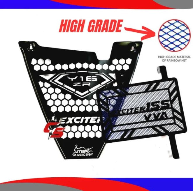 Flashmotor Y16ZR Y16 Magic Boy Alloy Engine Cover & Alloy Coolant Cover Radiator Cover Protector -By Sea Courier Method 🚢📦