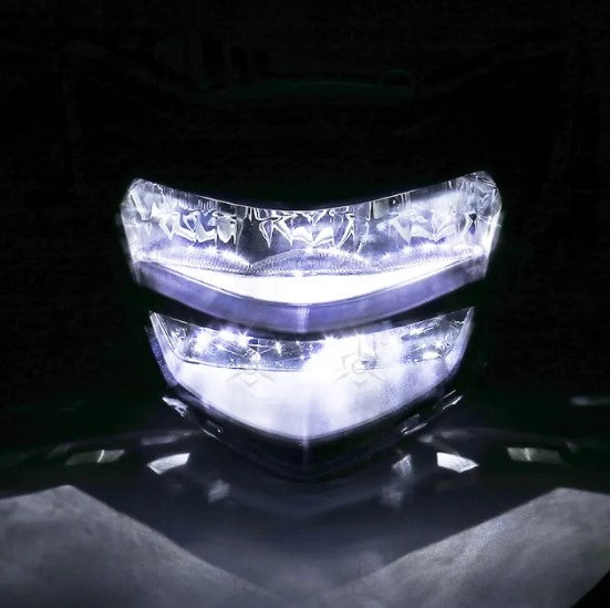 Zhipat Yamaha LC135 LC V2 V3 V4 V5 V6 V7 Head Lamp LED Lampu Depan HeadLamp Head Light LC 135 H4 Socket 135LC LC NEW V2 -By Sea Courier Method 🚢📦