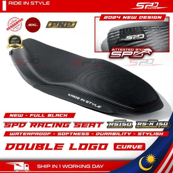 SPD Racing Seat 2024 Design Curve & Flat PNP RS150 V1-V3 RS-X 150 Winner X LC135 V2-V8 Y15 Y16 NVX V2 Softness Lembut -By Sea Courier Method 🚢📦