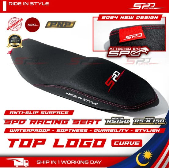 SPD Racing Seat 2024 Design Curve & Flat PNP RS150 V1-V3 RS-X 150 Winner X LC135 V2-V8 Y15 Y16 NVX V2 Softness Lembut -By Sea Courier Method 🚢📦