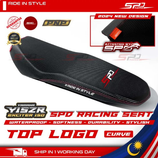SPD Racing Seat 2024 Design Curve & Flat PNP RS150 V1-V3 RS-X 150 Winner X LC135 V2-V8 Y15 Y16 NVX V2 Softness Lembut -By Sea Courier Method 🚢📦