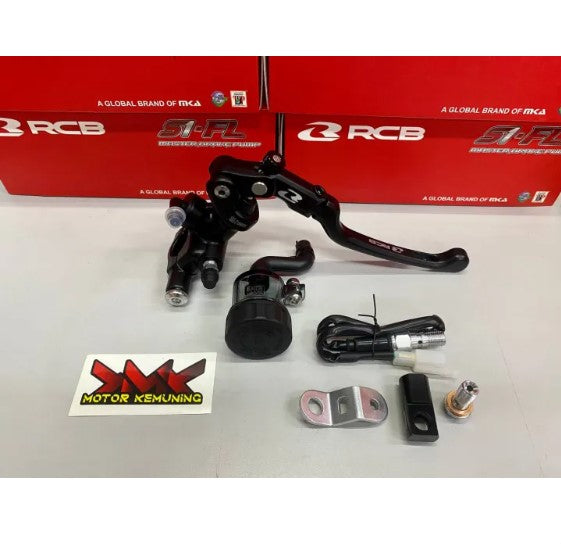 MASTER BRAKE PUMP S1 - FL RCB RH / LH 14MM BLACK SILVER BLUE RED KIRI / KANAN -By Sea Courier Method 🚢📦