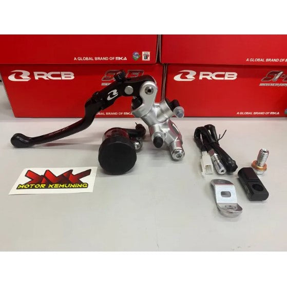 MASTER BRAKE PUMP S1 - FL RCB RH / LH 14MM BLACK SILVER BLUE RED KIRI / KANAN -By Sea Courier Method 🚢📦