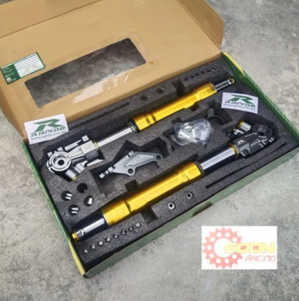 RAPIDO Y15 Y16 USD FRONT FORK SET R2 SERIES 26MM 42MM YAMAHA Y15ZR Y16ZR -By Sea Courier Method 🚢📦