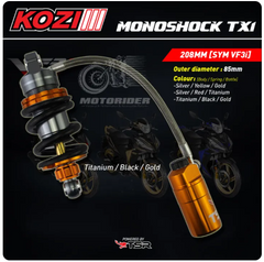 Monoshock Y16ZR / Y15ZR 205mm/ SYM VF3i -208mm / RS150 - 227mm TX1 TSR -By Sea Courier Method 🚢📦