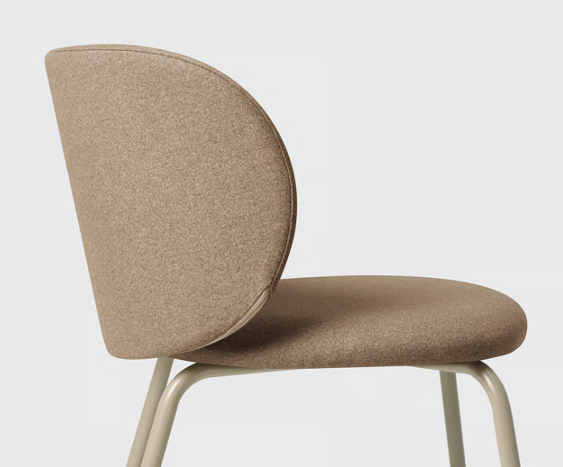 TONSTAD / KRYLBO Table and 6 chairs, oak veneer/Tonerud dark beige, 200x85 cm