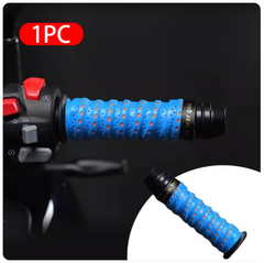 SEAMETAL Motorcycle Handlebar Tape PU Road Bike Handlebar Tape Soft Anti-Vibration Tape Durable Protection Straps -By Sea Courier Method 🚢📦