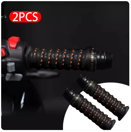DHC- SEAMETAL Motorcycle Handlebar Tape PU Road Bike Handlebar Tape Soft Anti-Vibration Tape Durable Protection Straps -By Sea Courier Method 🚢📦