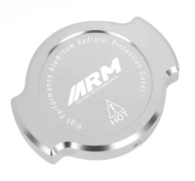 Arm Radiator Cap Cover Aluminum Full CNC Universal With Sticker From Indonesia -By Sea Courier Method 🚢📦