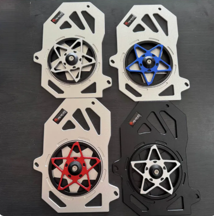 RHINO RACING COOLANT COVER VARIO160 ADV160 PCX160 PENUTUP COOLANT KIPAS PUSING ARM STAR SHAPE -By Sea Courier Method 🚢📦