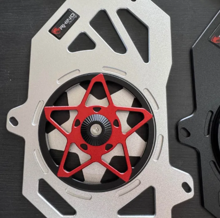 RHINO RACING COOLANT COVER VARIO160 ADV160 PCX160 PENUTUP COOLANT KIPAS PUSING ARM STAR SHAPE -By Sea Courier Method 🚢📦