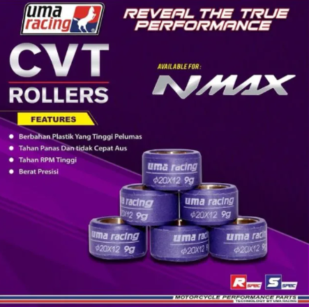 VARIO CVT PULLEY ROLLER V3 UMA RACING -By Sea Courier Method 🚢📦