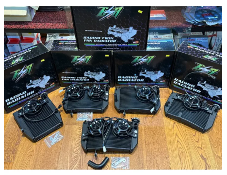 ESR MOTOR RACING BIG RADIATOR TWIN FAN & SINGLE FAN FOR LC135/Y15ZR/Y16ZR -By Sea Courier Method 🚢📦