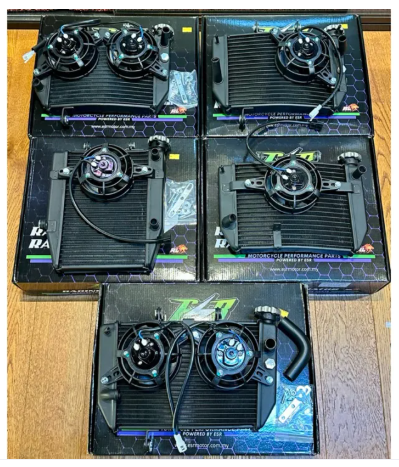 ESR MOTOR RACING BIG RADIATOR TWIN FAN & SINGLE FAN FOR LC135/Y15ZR/Y16ZR -By Sea Courier Method 🚢📦