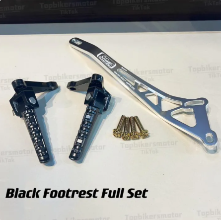 DHC- YAMAHA Y15ZR Y16ZR LC135 EGO REAR FOOTREST FULL SET ALLOY PEDAL KAKI BELAKANG TAPAK PEMIJAK FOOT REST SKRU EKZOS -By Sea Courier Method 🚢📦