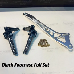 DHC- YAMAHA Y15ZR Y16ZR LC135 EGO REAR FOOTREST FULL SET ALLOY PEDAL KAKI BELAKANG TAPAK PEMIJAK FOOT REST SKRU EKZOS -By Sea Courier Method 🚢📦