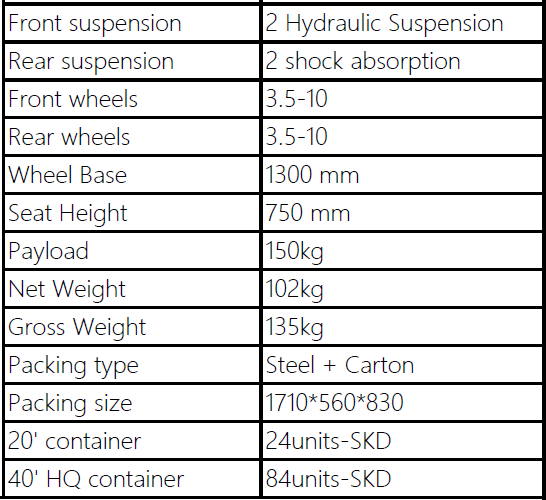 CHAOYUE(125CC) DC-JL125T-8B