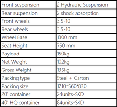 CHAOYUE(125CC) DC-JL125T-8B