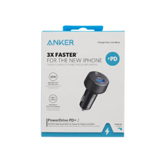 Anker PowerDrive PD+ 2 35W USB C Car Charger Dual-Port High-Speed 35W Car Charger -By Sea Courier Method 🚢📦