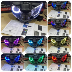 DHC- Magic Boy LED HEADLAMP LIGHT Y15V2 /LCV8FI Comes WIth Multi Color Lighting (MAGIC BOY LED HEAD LAMP Y15V2 /LCV8FI) -By Sea Courier Method 🚢📦