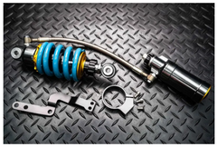 DHC- Monoshock With Tank Adjustable Y15 Y16 208mm-215mm Shock Absorber Y15ZR Y16ZR Adjustable Rebound And Compression -By Sea Courier Method 🚢📦