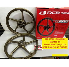 DHC- RCB SPORT RIM SP500 Y16ZR Y15 Y16 - SIZE  140/160-17 & 160/185-17 & 160/160-17 - FRONT 4 HOLE DISC / REAR 5 HOLE DISC -By Sea Courier Method 🚢📦