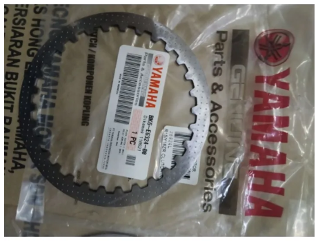DHC- 100% ORIGINAL HLY Yamaha YZF155 R15 Y16 Y16ZR MT15 R15M R-15 clutch friction IRON plate clutch disc besi BK6-E6324/6321  -By Sea Courier Method 🚢📦