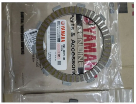 DHC- 100% ORIGINAL HLY Yamaha YZF155 R15 Y16 Y16ZR MT15 R15M R-15 clutch friction IRON plate clutch disc besi BK6-E6324/6321  -By Sea Courier Method 🚢📦