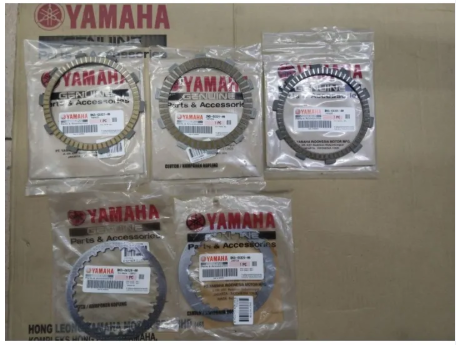 DHC- 100% ORIGINAL HLY Yamaha YZF155 R15 Y16 Y16ZR MT15 R15M R-15 clutch friction IRON plate clutch disc besi BK6-E6324/6321  -By Sea Courier Method 🚢📦