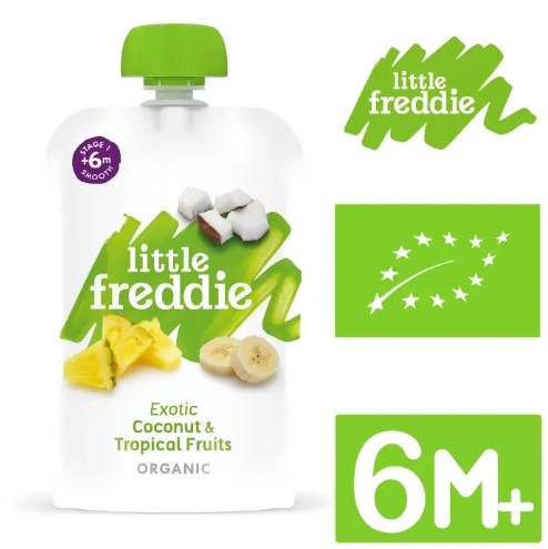 Little Freddie Organic Pouches 6m+ -By Sea Courier Method 🚢🎁