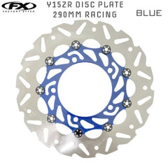 FX Y15ZR DISC PLATE CNC CUTTING 290MM FRONT DEPAN DISK BRAKE STANDARD Motorcycle Accessories DISC BRAKE PLATE Y15 BLACK BLUE RED -By Sea Courier Method 🚢📦