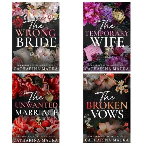 The Windsors 6 Book Series The Wrong Bride, The Temporary Wife & The Unwanted Marriage by Catharina Maura -By Sea Courier Method 🚢📦