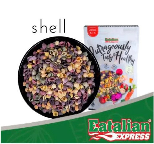 Pasta Baby Eatalian Express Untuk 8 Bulan Ke Atas Fusilli Shell Star Macaroni -By Sea Courier Method 🚢📦