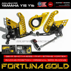 Y15 Y16 SPD Front Footrest Set I Strike Vortex I Gear Shift Smooth + Racing Type I SPD PNP Y15ZR Y16ZR I EXCITER 150 155 -By Sea Courier Method 🚢📦