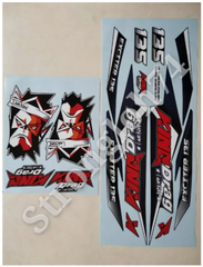 DHC- LC135 V2 V3 V4 V5 V6 EXCITER (52) EXCITER KING DRAG S.E BODY STICKER -By Sea Courier Method 🚢📦