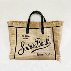 Saint Barth Women's Straw Beach Tote Bag