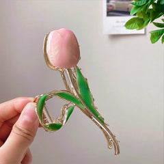 Vintage Tulip Hair Claw Clip