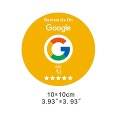 NFC Google Reviews Card - Durable PVC Material