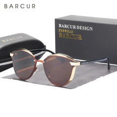 BARCUR Polarized Cat Eye Sunglasses