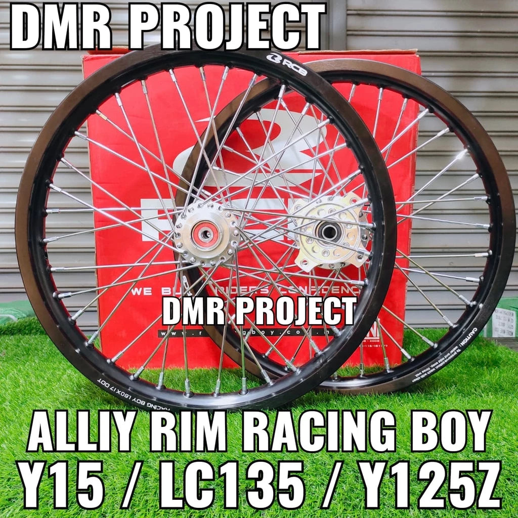 DHC- ALLOY RIM RCB LC135 / Y125Z / Y15 1.40X17 1.60X17 HUB ALLOY RIM ALLOY RCB HUB SPRINT DISC ALOY RACING BOY -By Sea Courier Method 🚢📦