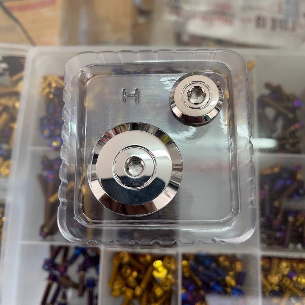 DHC- CAP MAGNET CNC WAVE 125 HENG ORIGINAL 🇹🇭✨ STAINLESS STELL CAP MAGNET WAVE 125R 125S 125X -By Sea Courier Method 🚢📦