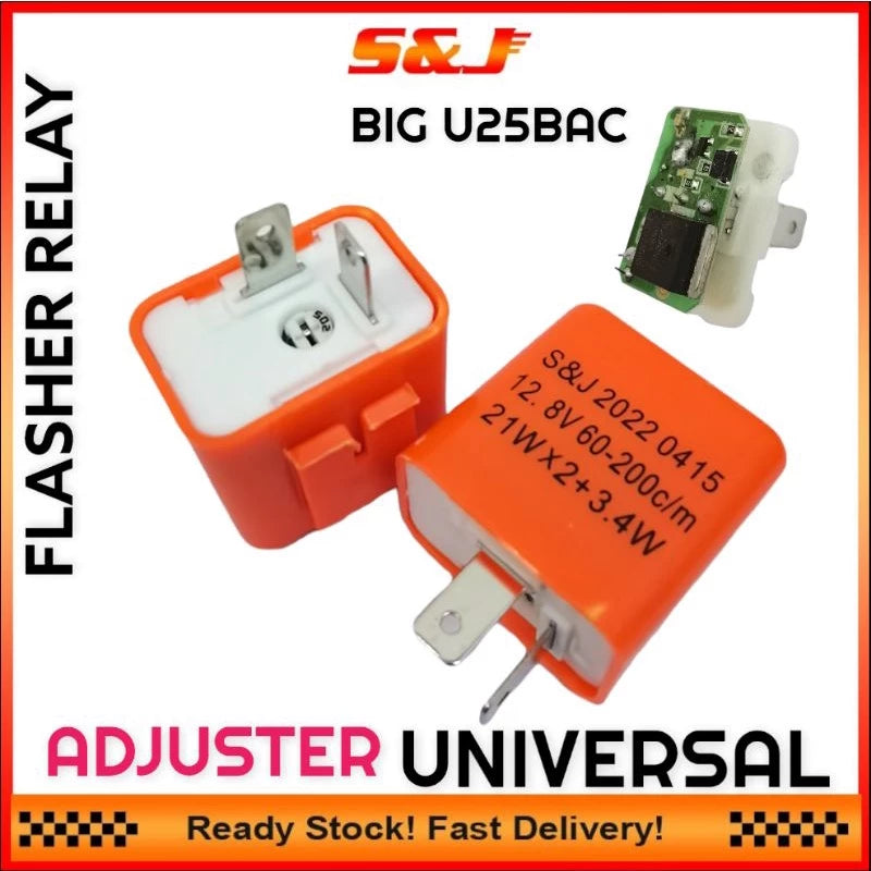UNIVERSAL RSX Y15ZR V2 R25 V2 R15 V3 VARIO LED SIGNAL FLASHER RELAY DOUBLE SIGNAL RELAY -By Sea Courier Method 🚢📦