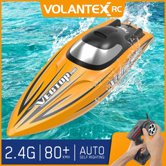 VOLANTEXRC RC Boat Control VectorSR80 Pro 2.4GHz High Speed 80km/h Brushless Radio Controlled Motor Racing Boat For Lake -By Sea Courier Method 🚢📦