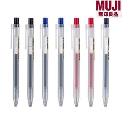 100% Brand New MUJI Smooth Gel Ink Ballpoint Pen Knock Type-Made In Japan -By SEA Courier Method 🚢