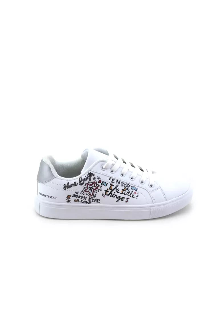 [Best Seller] NORTH STAR Women White Sneakers - 5511887