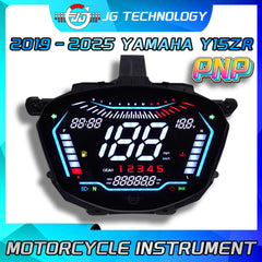 DHC- YAMAHA Y15 Y15ZR V2 2019–2025 PNP MOTORCYCLE DIGITAL SPEEDOMETER -By Sea Courier Method 🚢📦