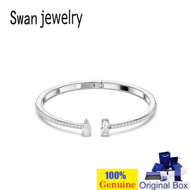 125S Swarovski Swan Bracelet Bracelet ATTRACT Swan Jewelry Bracelet Women Adjustable Bracelet Swan Bracelet Women Bracelet Crystal Bracelet Friendship Bracelet Bracelet Silver Bracelet Set Swan Jewelry Bracelet -By Sea Courier Method 🚢📦