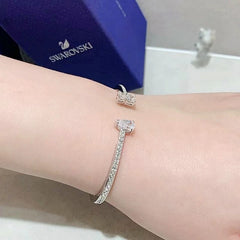 125S Swarovski Swan Bracelet Bracelet ATTRACT Swan Jewelry Bracelet Women Adjustable Bracelet Swan Bracelet Women Bracelet Crystal Bracelet Friendship Bracelet Bracelet Silver Bracelet Set Swan Jewelry Bracelet -By Sea Courier Method 🚢📦