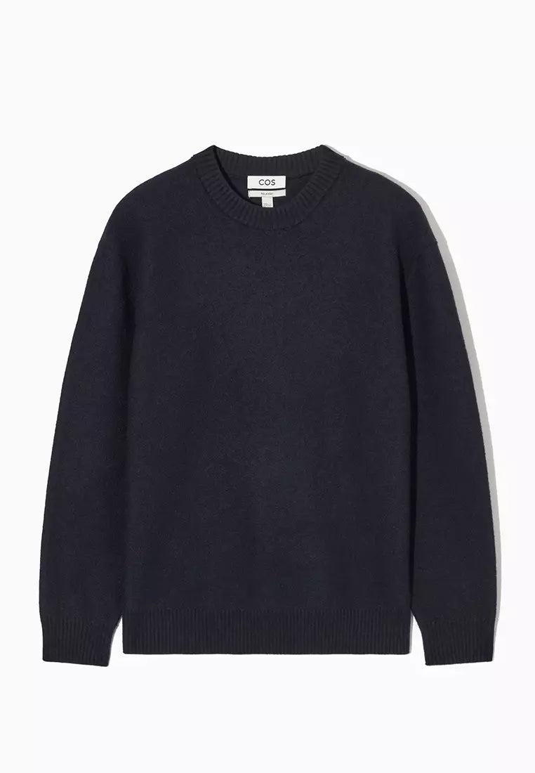 Boiled-Wool Crew-Neck Jumper